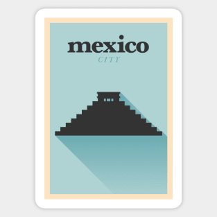 Mexico Poster Design Sticker